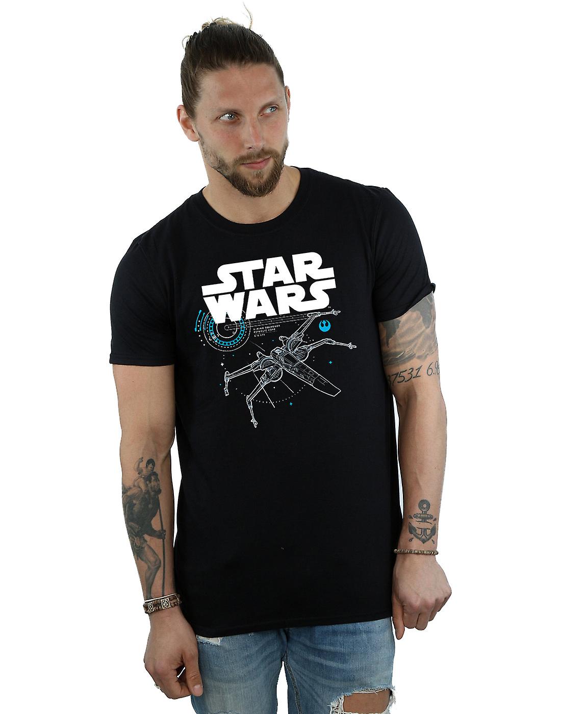 星球大战男人最后的绝地 X 翼 T恤