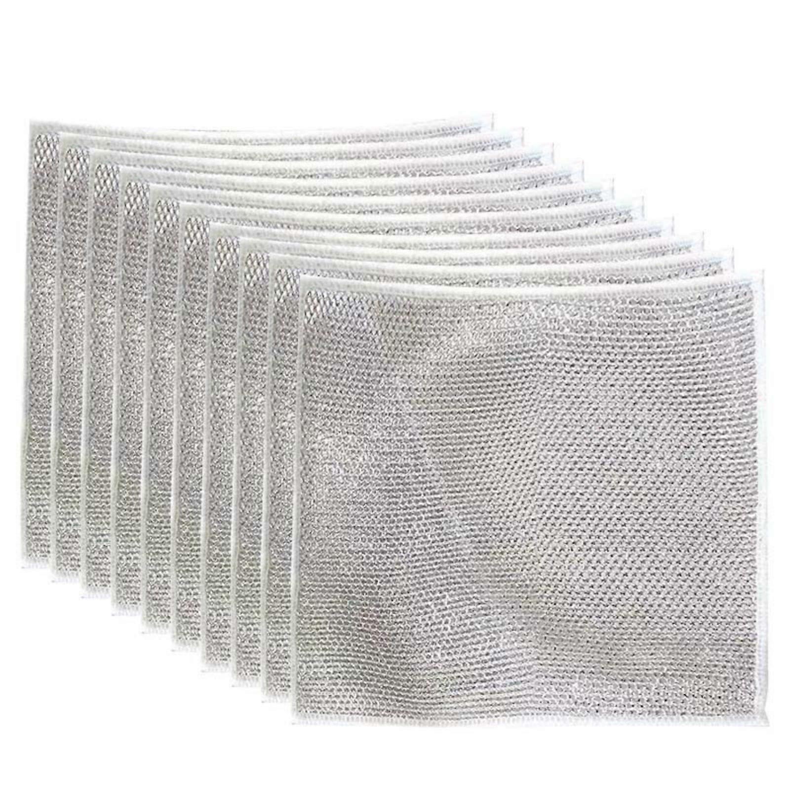 Overlocked PVC Wire Mesh Cleaning Cloth