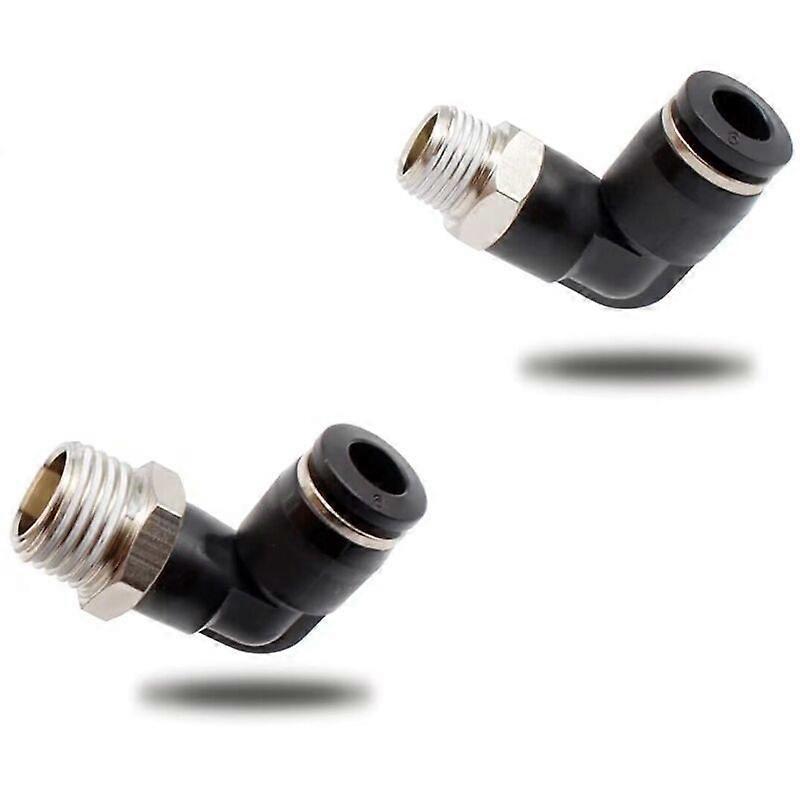 Black Pneumatic Elbow Quick Fitting