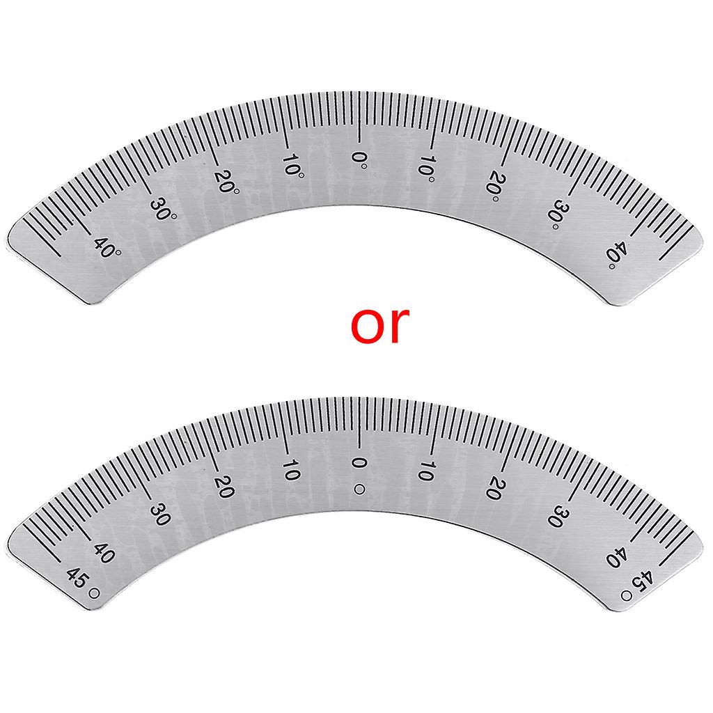 Angle Plate Scale Ruler 45 Degree Aluminum Alloy Protractors Milling Machine