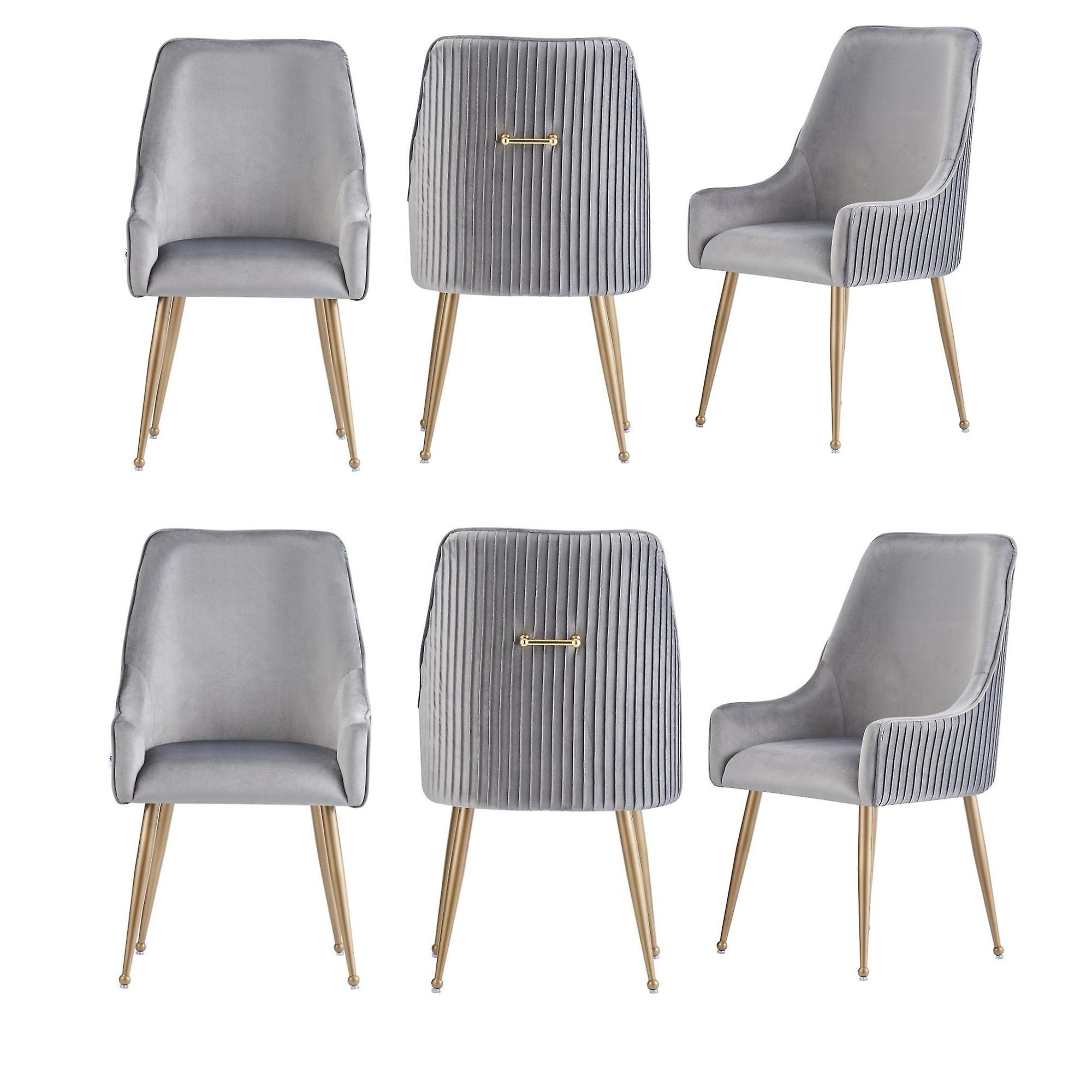 Southampton Lux Soft Velvet Dining Chair Set Of 6