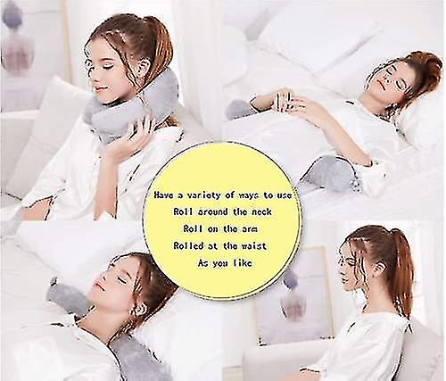 Travel Pillow-twist Memory Foam Neck Pillow Support Pillow. Used For Neck. Chin. Waist And Leg Support-suitable For Home Travel. Airplanes. Buses. Tra
