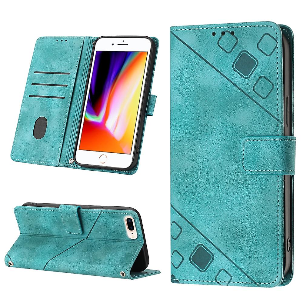 Embossed Leather Case For iPhone 7 Plus / 8 Plus / 6 Plus