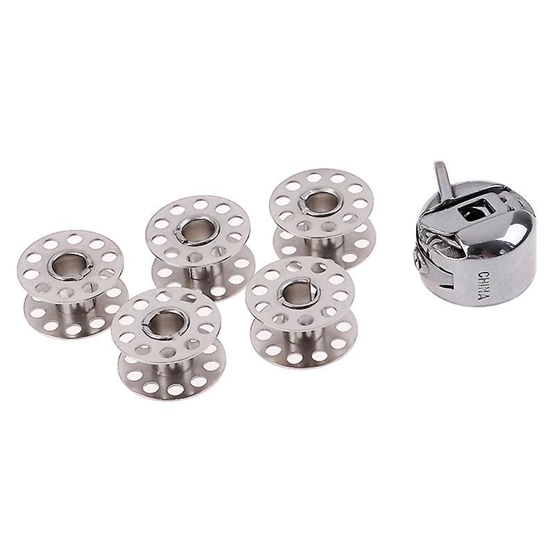 6pcs Metal Bobbins Spool Sewing Craft Tool For Sewing Threads Bobbins Accessory