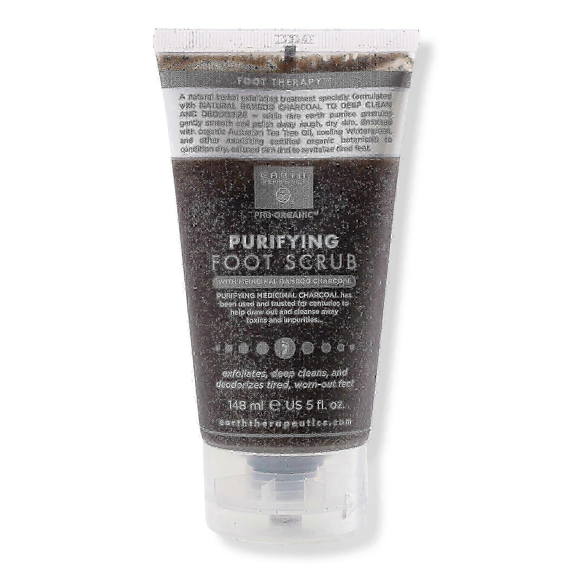 Earth Therapeutics 木炭净化足部磨砂膏,5.0 盎司