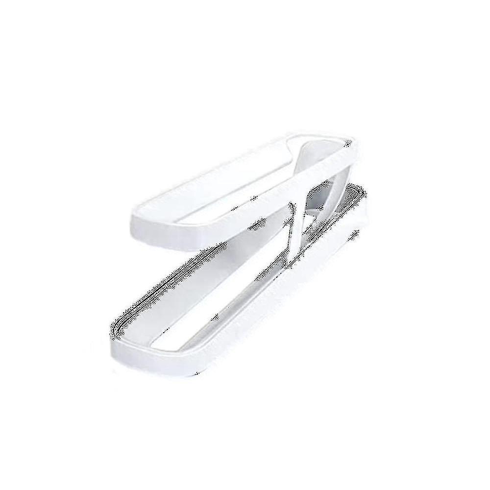 Egg Dispenser, Automatic Rolling Egg Container, 2 Tier Egg Dispenser, Space Saver For Freezer, 4-pa