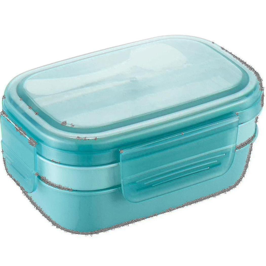 Lunch Box, 3 Layers All-in-one Bento Box With Utensil Set, Leak-proof Bento Box For Dining Out, Wor