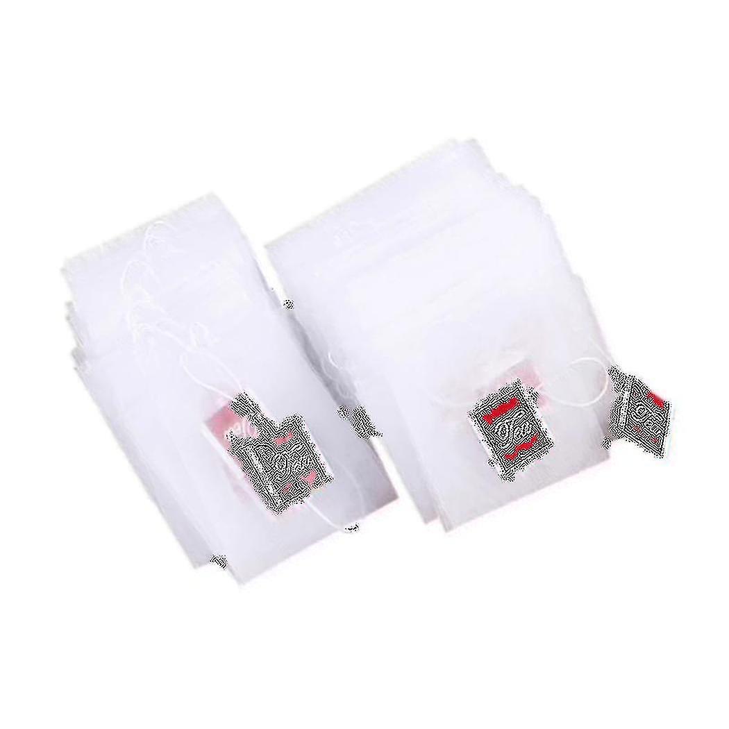 100pcs Tea Bag Infuser With String Heal Seal 7 X 6cm Sachet Filter Paper Nylon Teabags Empty Tea Ba