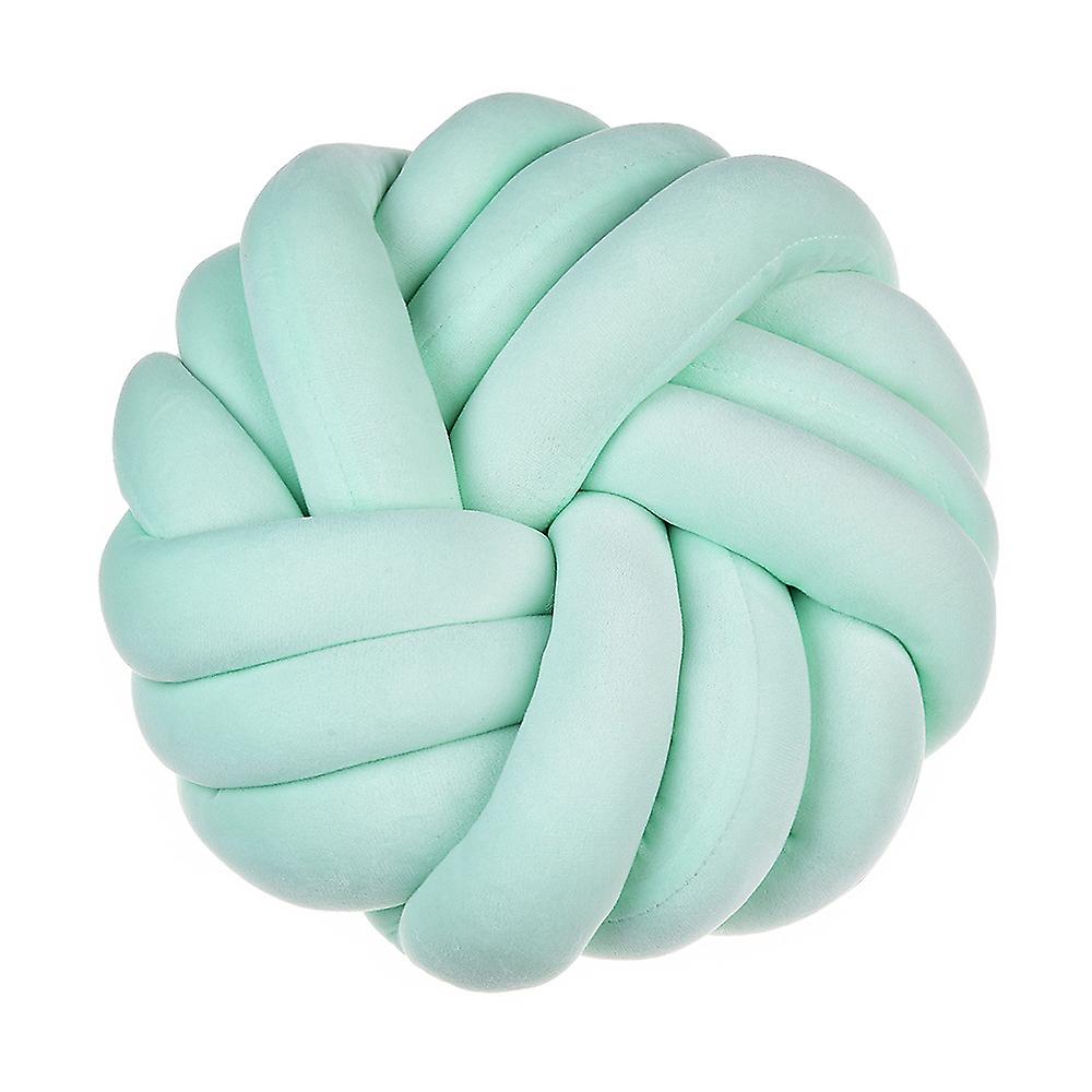 35*35cm Three-strand Hand-woven Nap Pillow Creative Knotted Ball Sofa Pillow Cushion Futon Decorative Ornaments