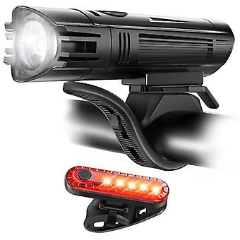 Dww-Bike Light Set oppladbare USB clairage vlo Retour tanche avant Phares Feu arrire
