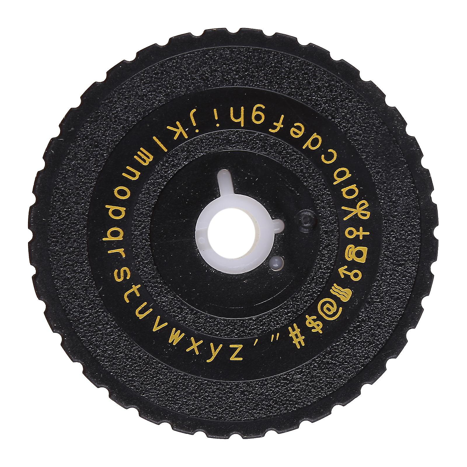 Mini Compatible With Motex E101 Manual Printer Replacement Label Maker Wheel 9mm Letter Prin