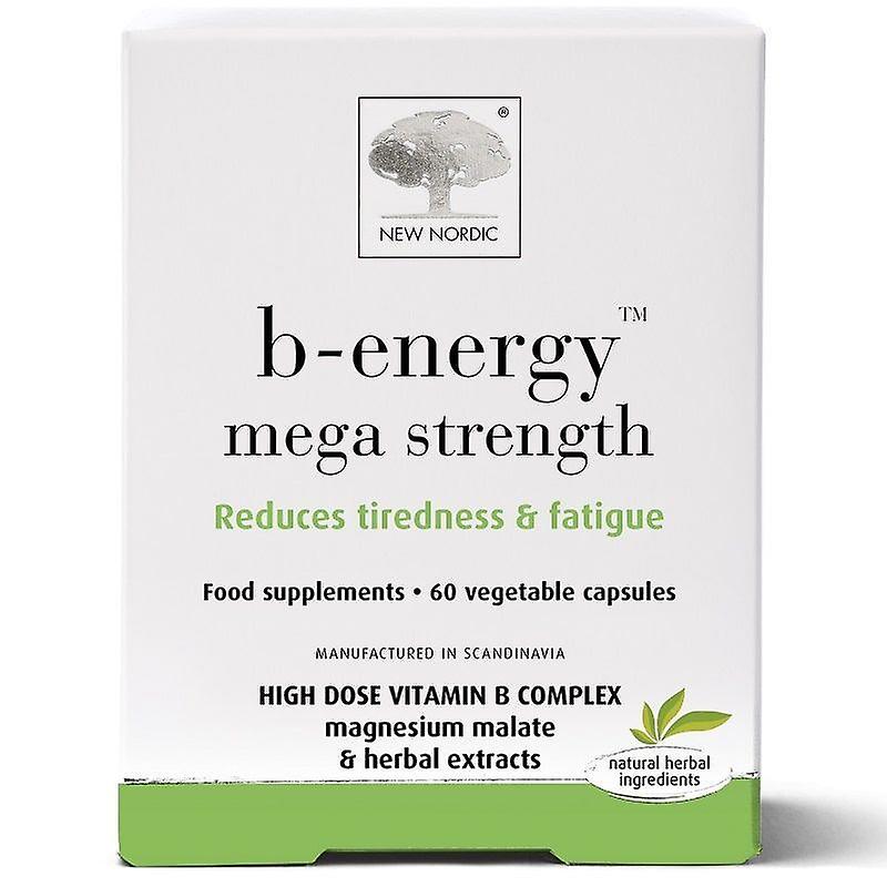New Nordic B-Energy Mega Strength Capsules 60 (NLF081)