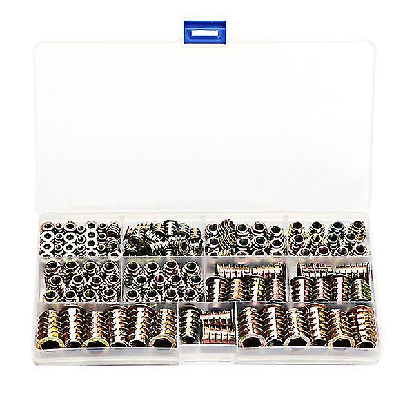 1 Set/138pcs Furniture Embedded Screw Hex Socket Screw Furniture Fastener