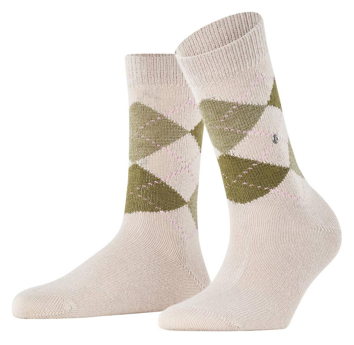 Burlington Whitby Socks - White/Green
