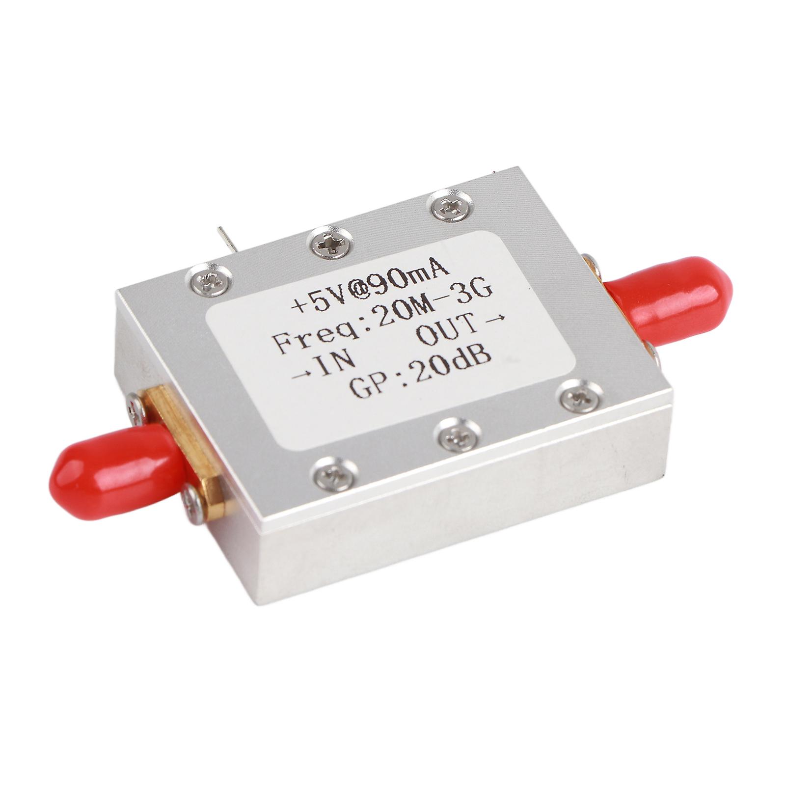 1pc Wideband 0.02‑3GHZ Gain 20DB RF Power Amplifier Module Board Radio Frequency
