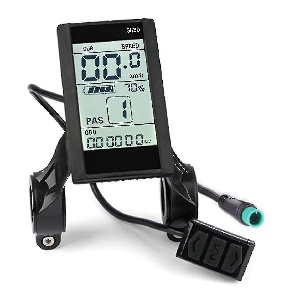 Protocol 2 Electric Bicycle Bike Display 24v 36v 48v Lcd S830 Display With Usb Waterproof Connectio TY