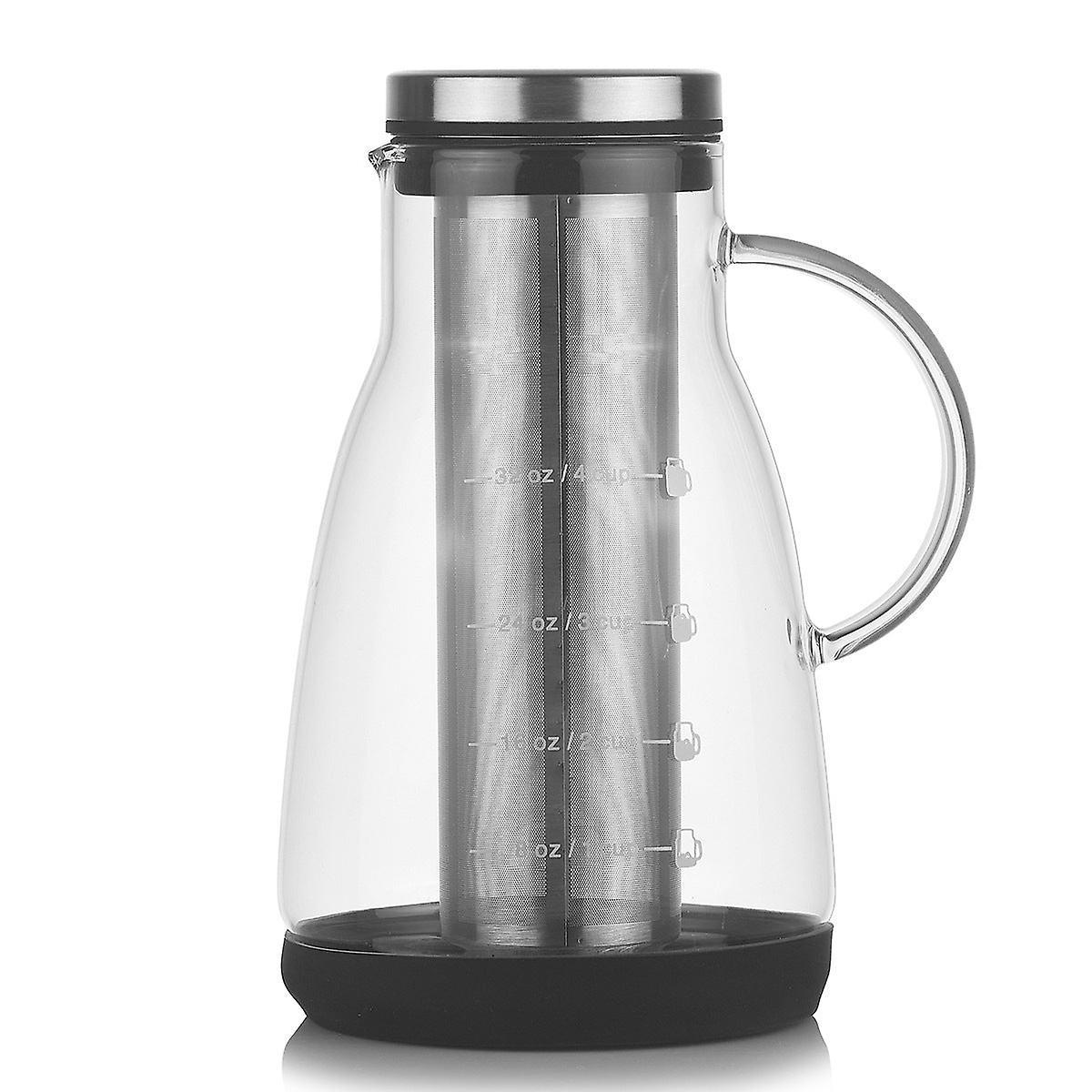 1Pc, Glass Pot, Espresso Machine, Cold Brewing Ice Coffee Machine, Dual Purpose Filter Coffee And Teapot, Espresso Ice Drippe