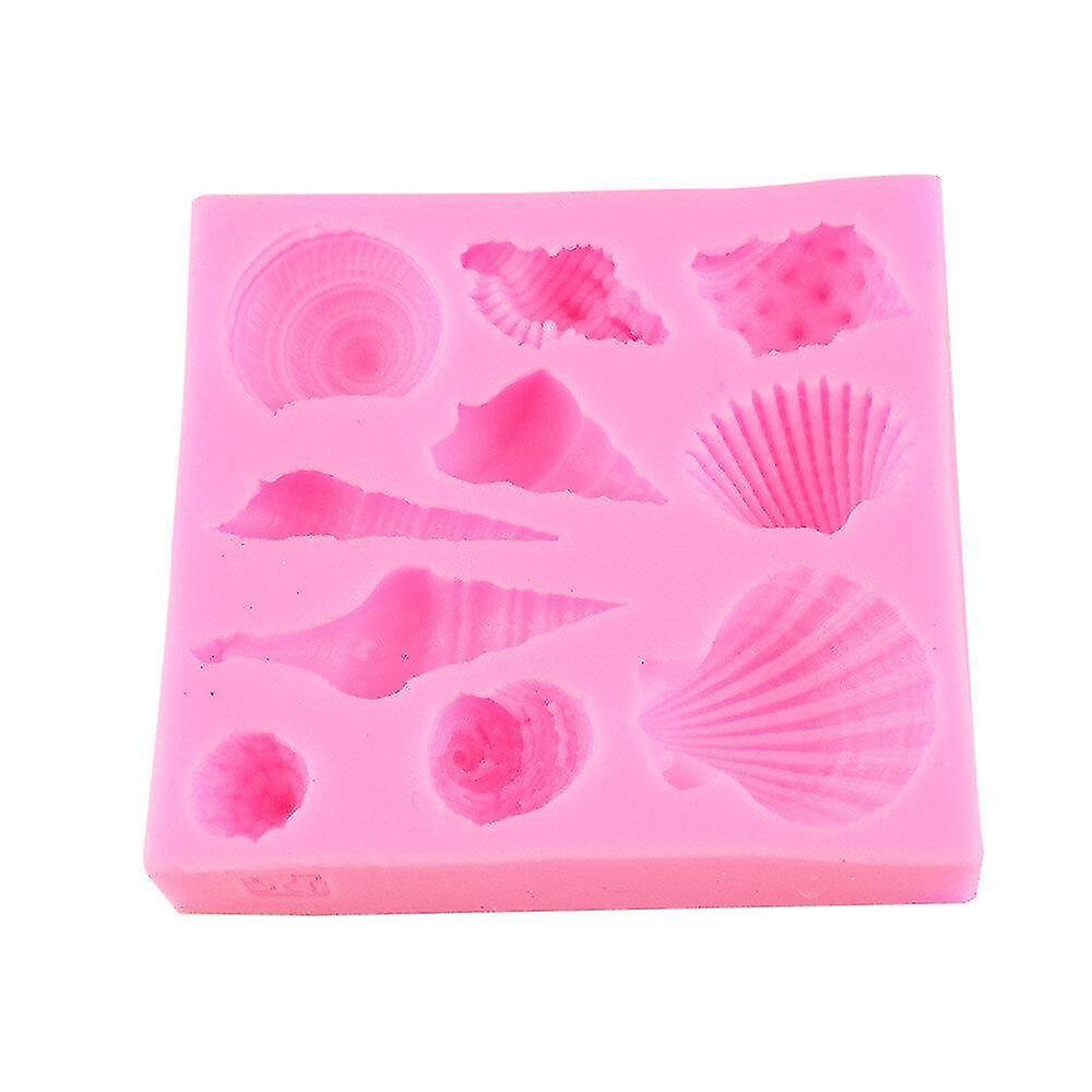 Cake Pans Molds The New Conch Shape Drop Glue Mold Shell-shaped Cake Decorates The Mold 1pc