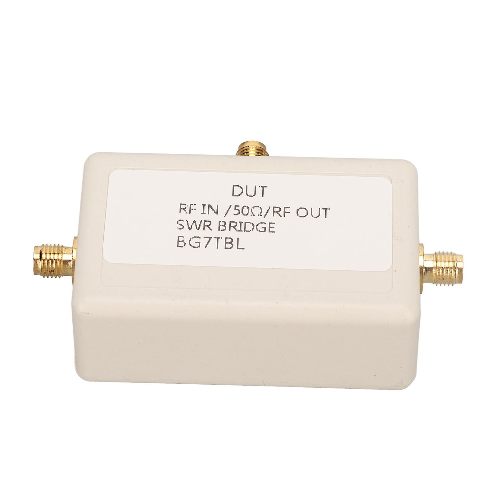 High Power SWR Bridge 1-500MHz 3 Ports, Standing Wave Ratio Bridge for Antenna Measurement, RF Matching Circuit Bridge