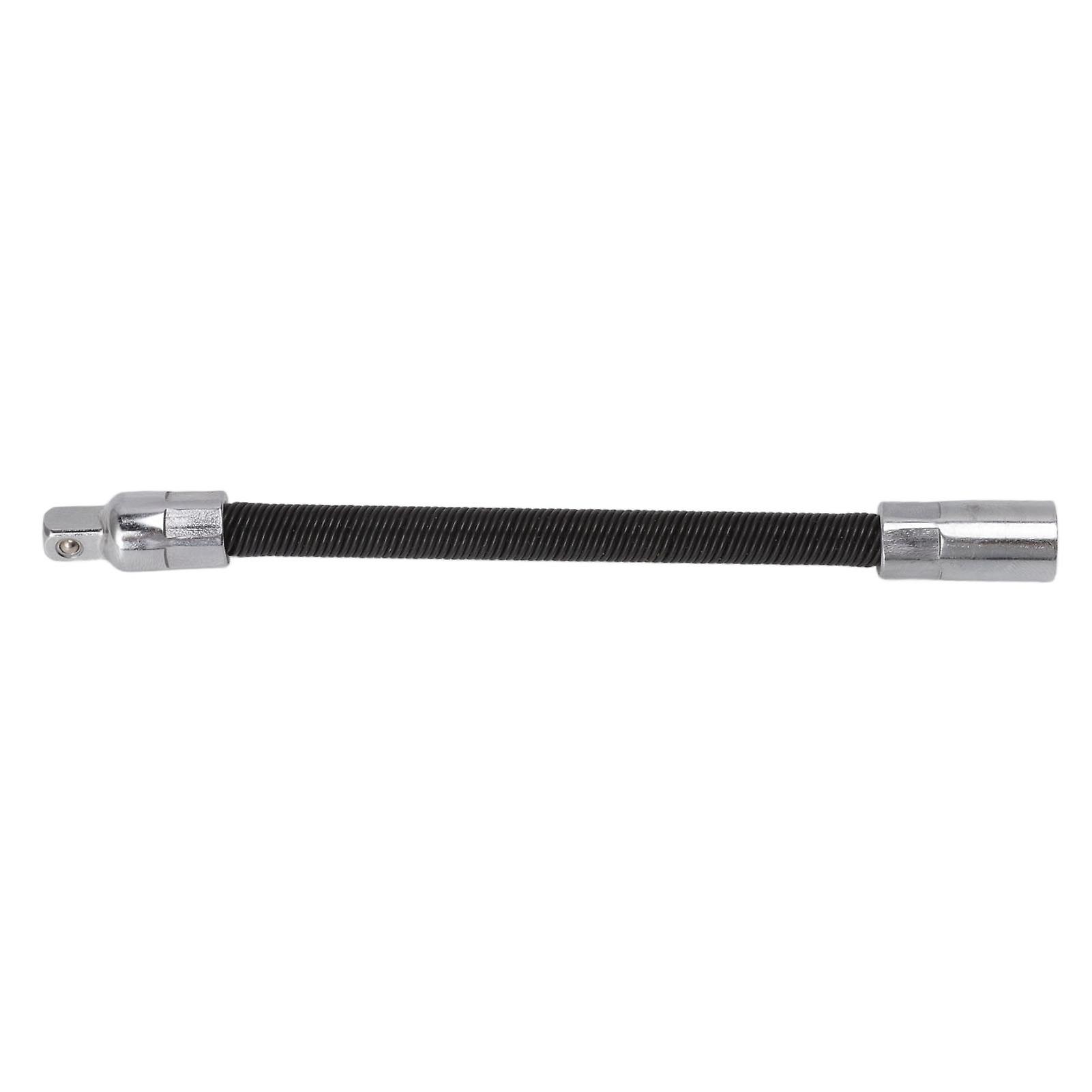 Wrench Sleeve Extension Rod Bendable Universal Flexible Shaft Sleeve Extension Bar for Factory Workshop Black 3/8
