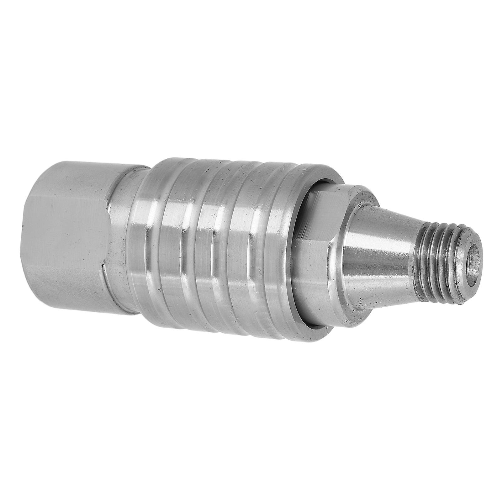 Water Drill Quick Connector M22 Chrome Vanadium Steel Silver