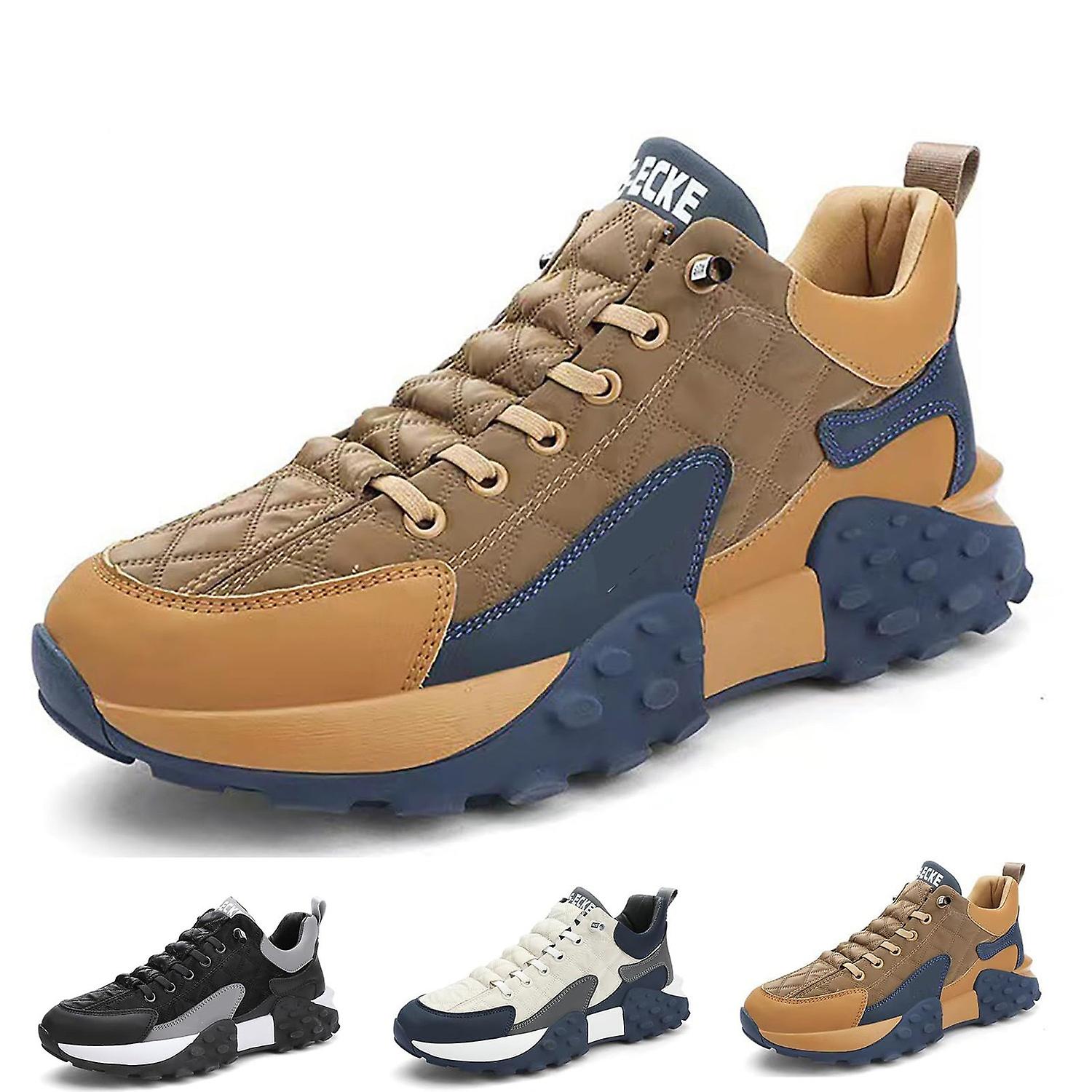 2024 Men's Orthopedic Comfort Sneaker Casual Slip on Platform Waterproof Non Slip Breathable with Ar