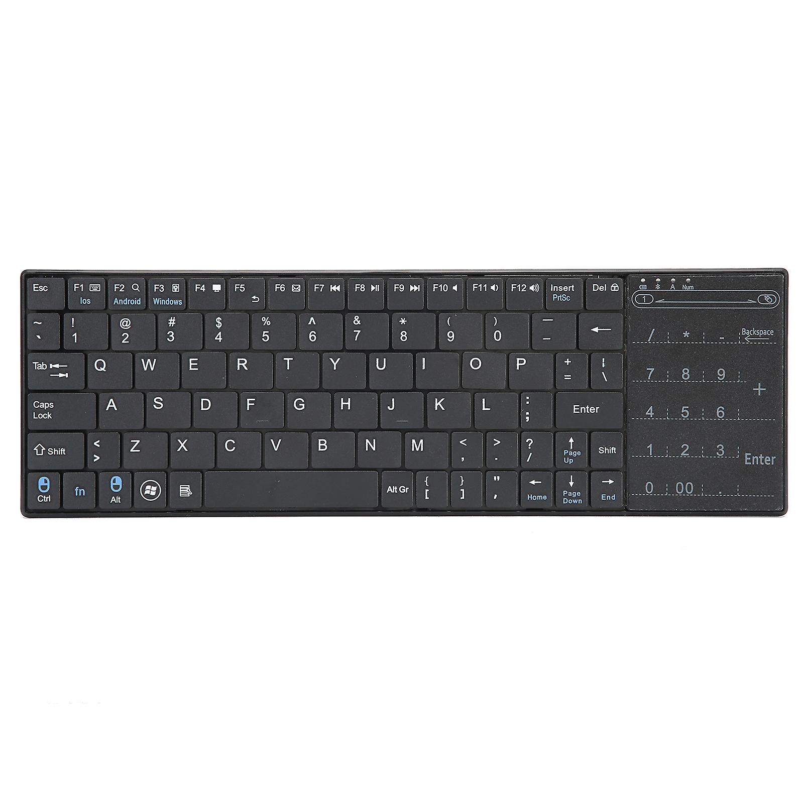 Wireless Keyboard with Touchpad for Bluetooth Ultra Thin PC Computer Supplies KB709