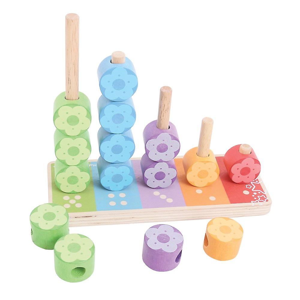 Bigjigs Toys First Flower Stacker