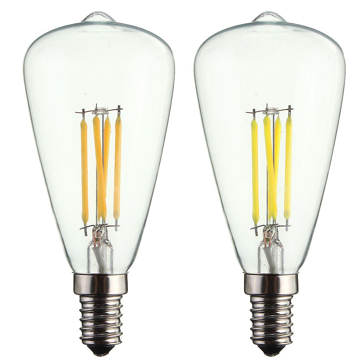 E14 4w Led Filament Cob Light Bulb, Edison Retro Vintage Lamp, Ac220v For Home Decor