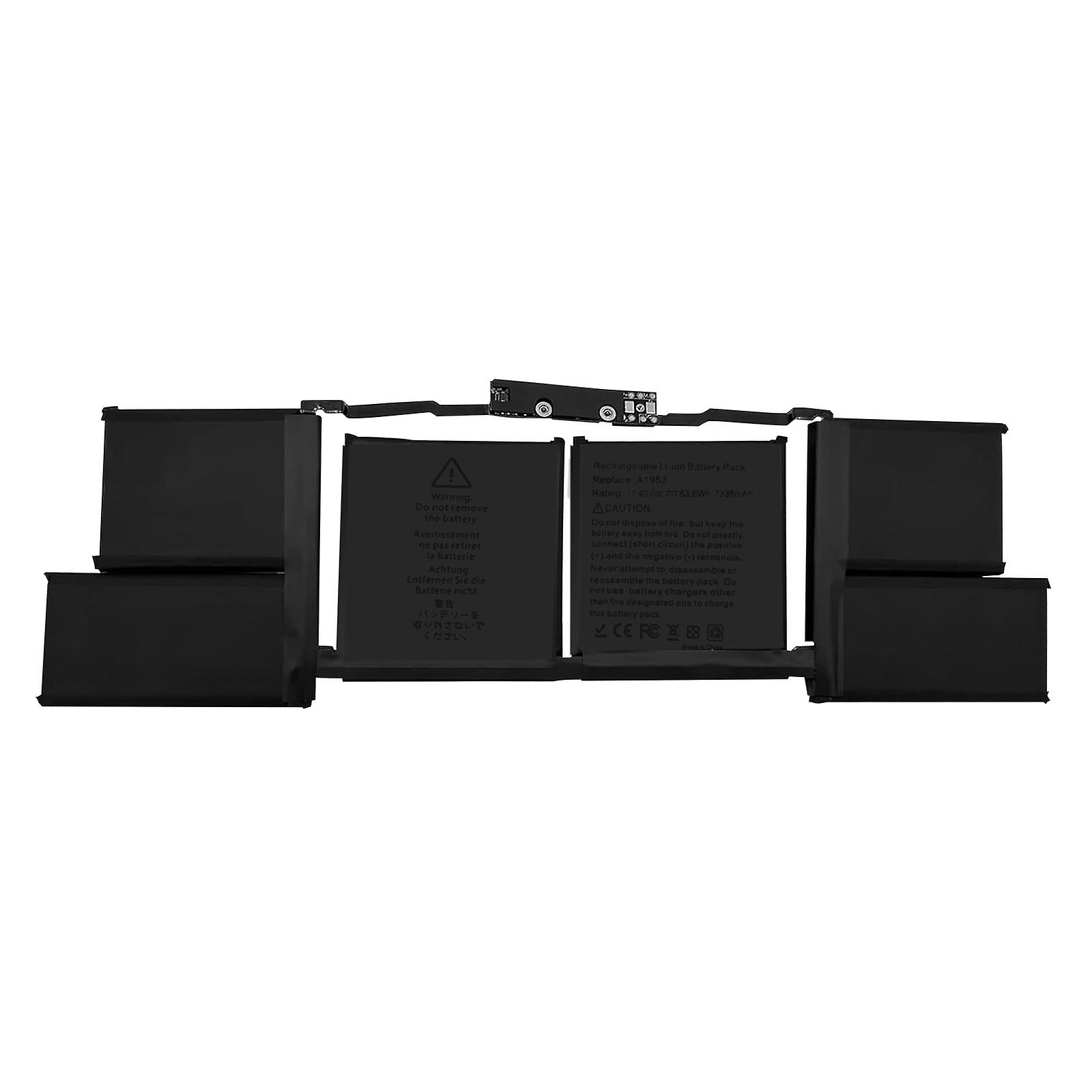 Battery for Macbook Pro 15' 2018 (A1990), 7336mAh, Black