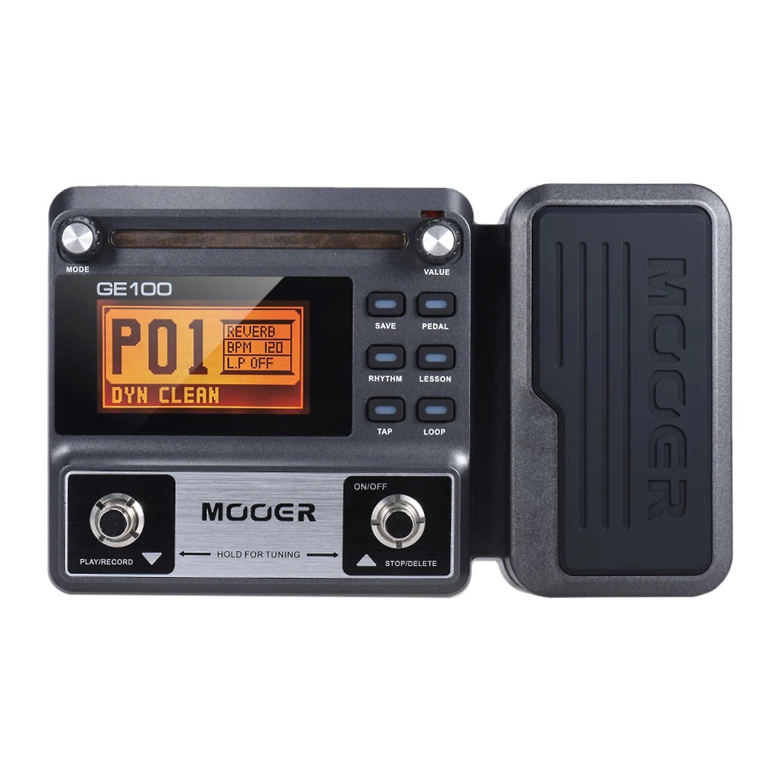 Mooer Ge100 Guitar Multi-effects Processor Effect Pedal With Loop Recording(180 Seconds) Tuning Tap Tempo Rhythm Setting Scale