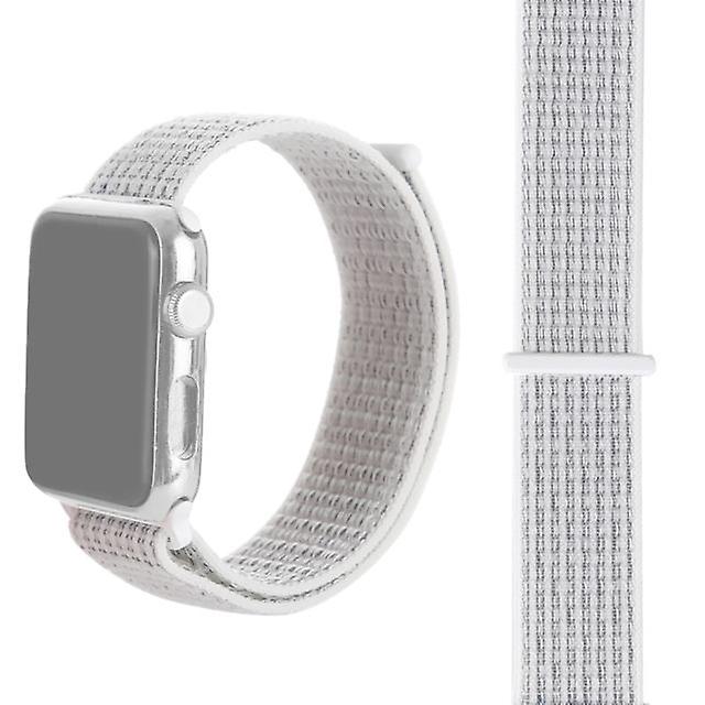 Nylon watch band with Magic Stick For Apple Watch series 3 and 2 and 1 38 mm (silver)