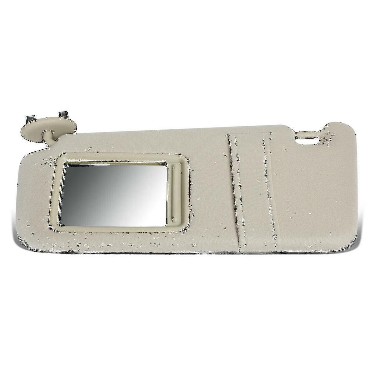 Compatible With 2007-2011 Left Driver Side Sun Visor Sunshade Light Beige