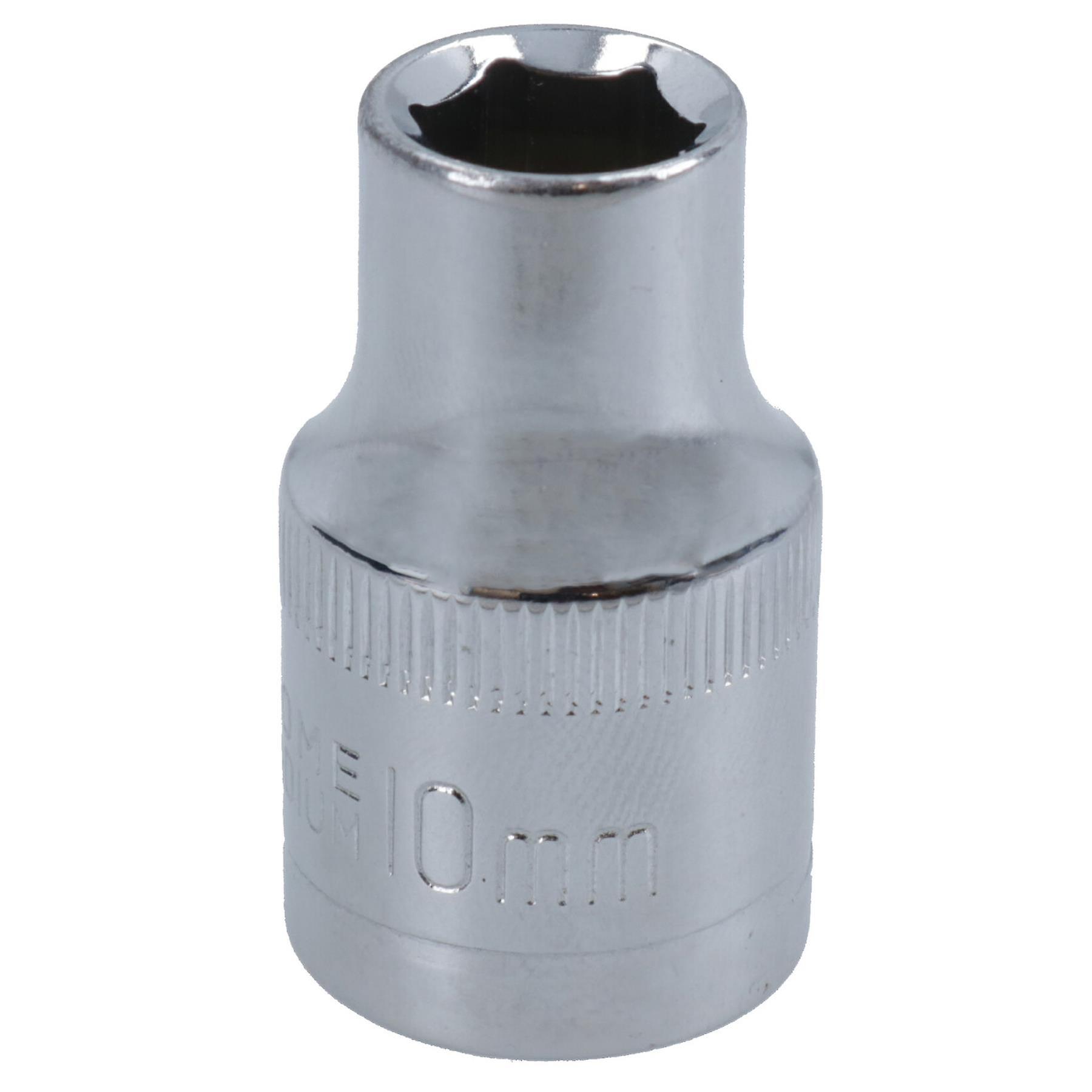 10mm 1/2" Drive Shallow Metric Socket Single Hex / 6 sided Bergen