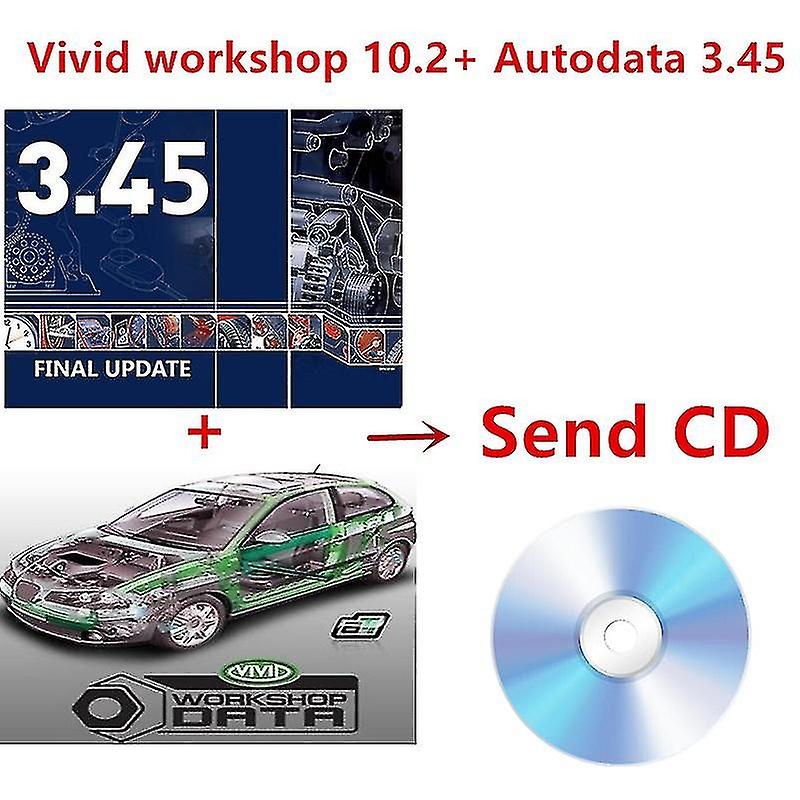 Neueste Version Auto.data 3.45 und Vivid Workshop 10.2 Auto Repair Software + Install Video Guide+ Re
