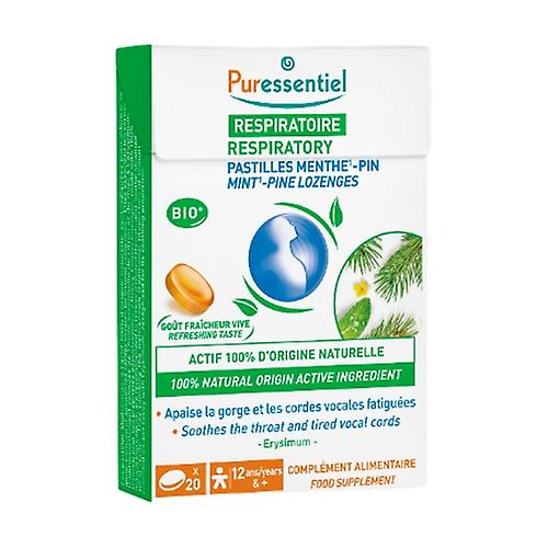 Pine-mint throat lozenges 18 tablets