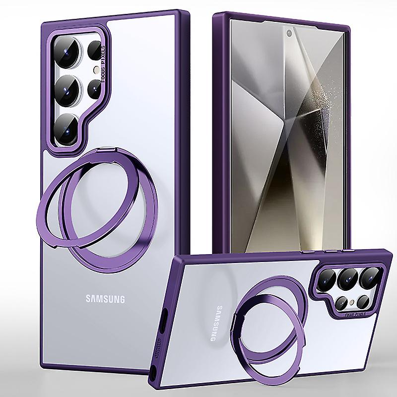 360 Spin Stand for Samsung Galaxy S24 Ultra/ S24 Case, Shockproof Slim Protective S24 Ultra Mobile Phone Cases