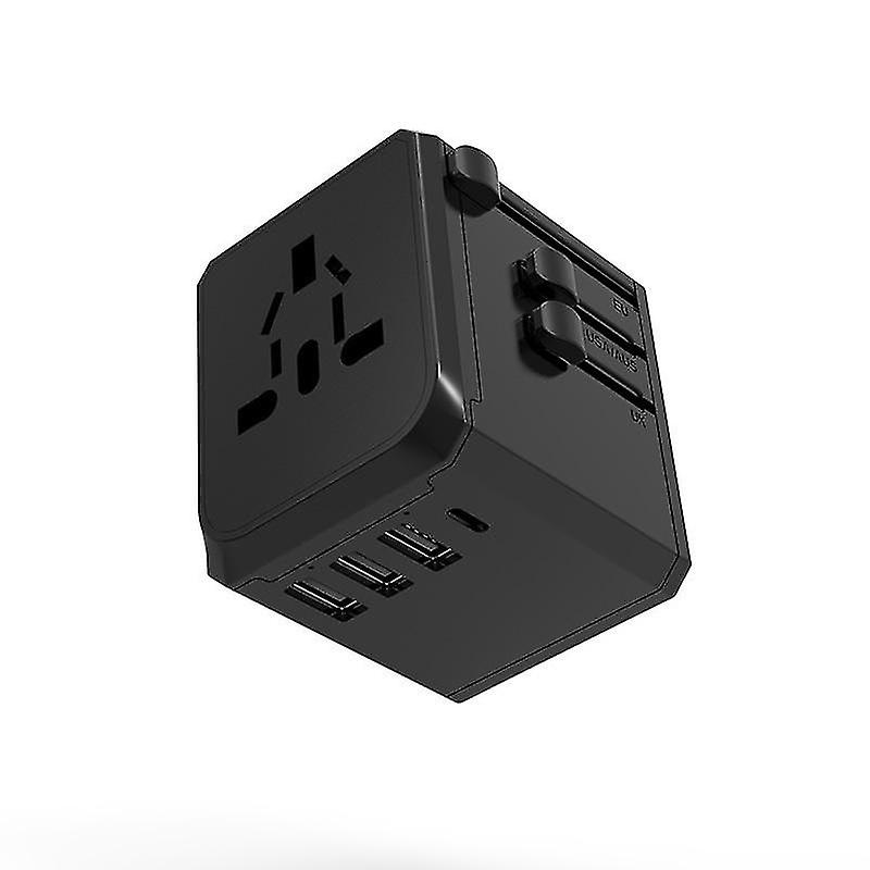 Universal Travel Adapter Worldwide Multi Plug UK EU AU US 3 USB Type C charger
