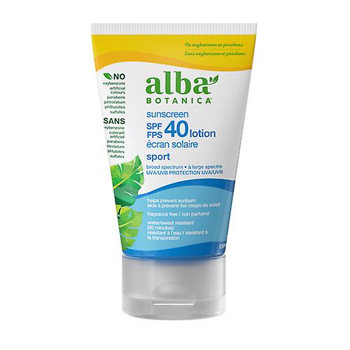 Alba Botanica 非常润肤的防晒运动化妆水 SPF 40,113 克