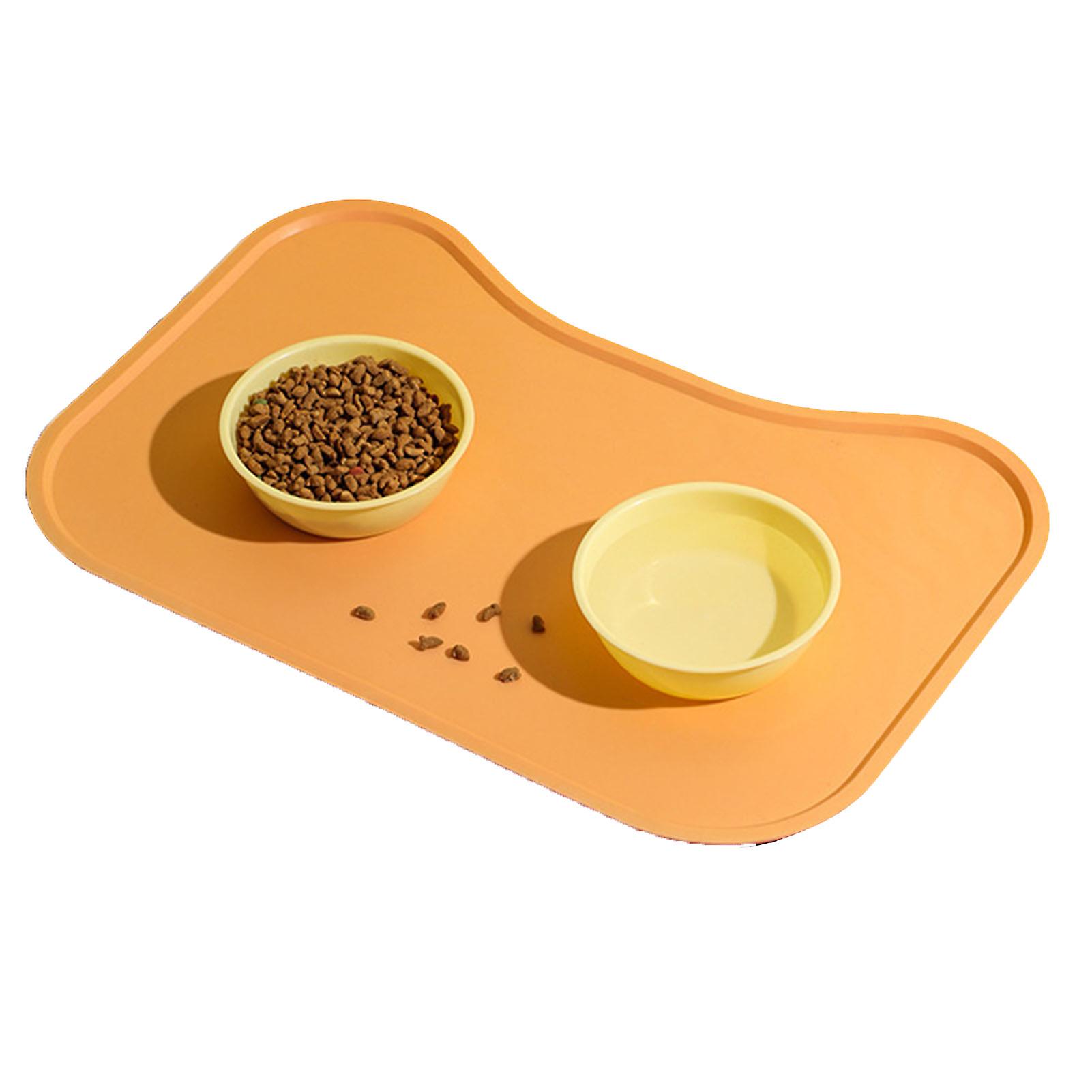 מחצלת האכלה לחיות מחמד עמיד למים להחליק התנגדות סיליקון מזון לכלבים מחצלת חתול פלייסמט לרצפות 