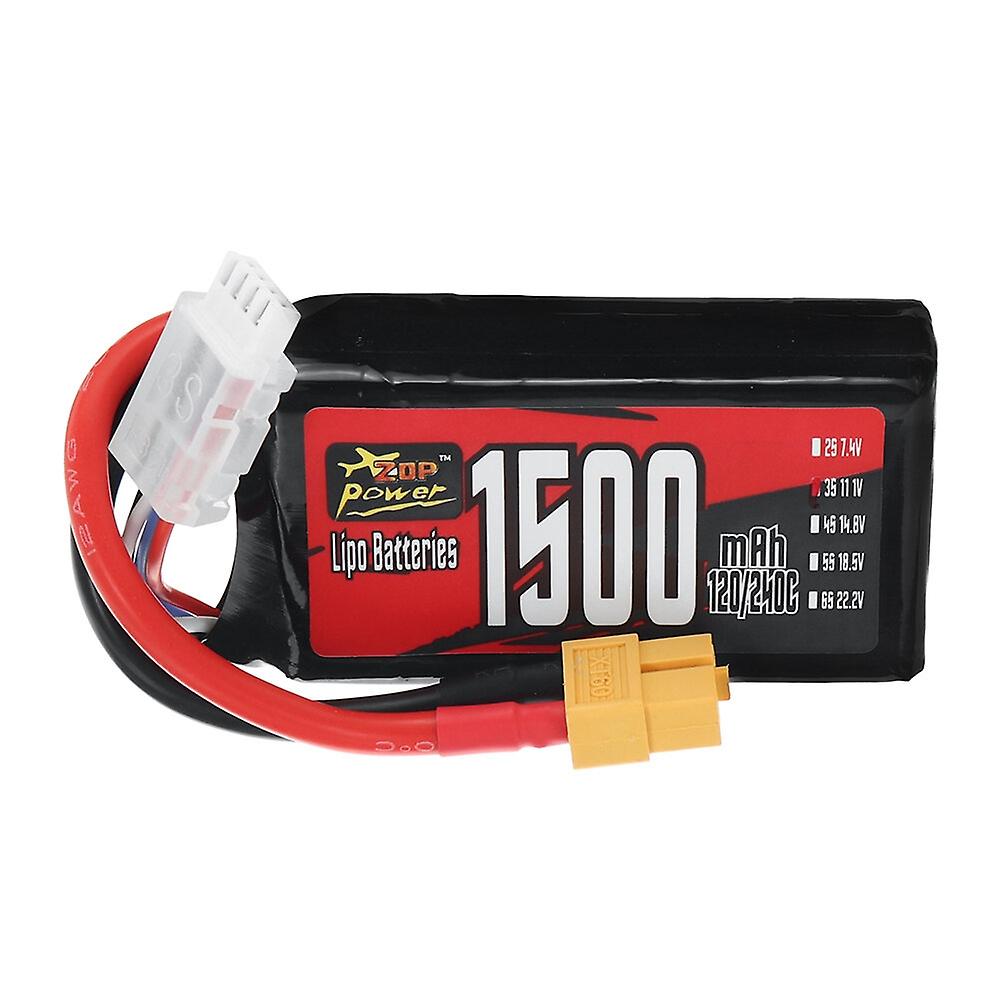 ZOP Power 3S 11.1V 1500mAh 120/240C 16.65Wh LiPo Battery XT60 Plug for RC Drone FPV Racing Quadcopte