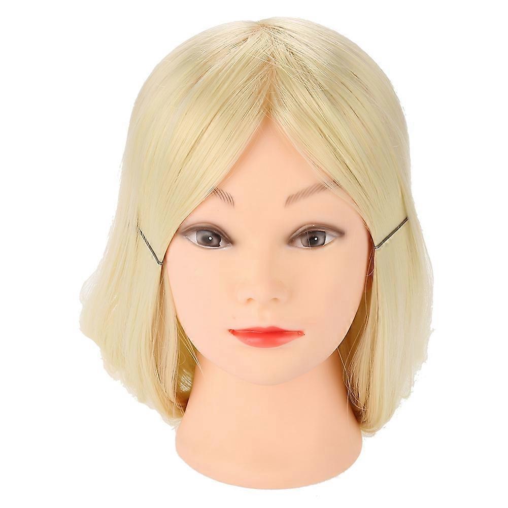 Hair Styling Practice Hairdressing Training Head Wig Mannequin
