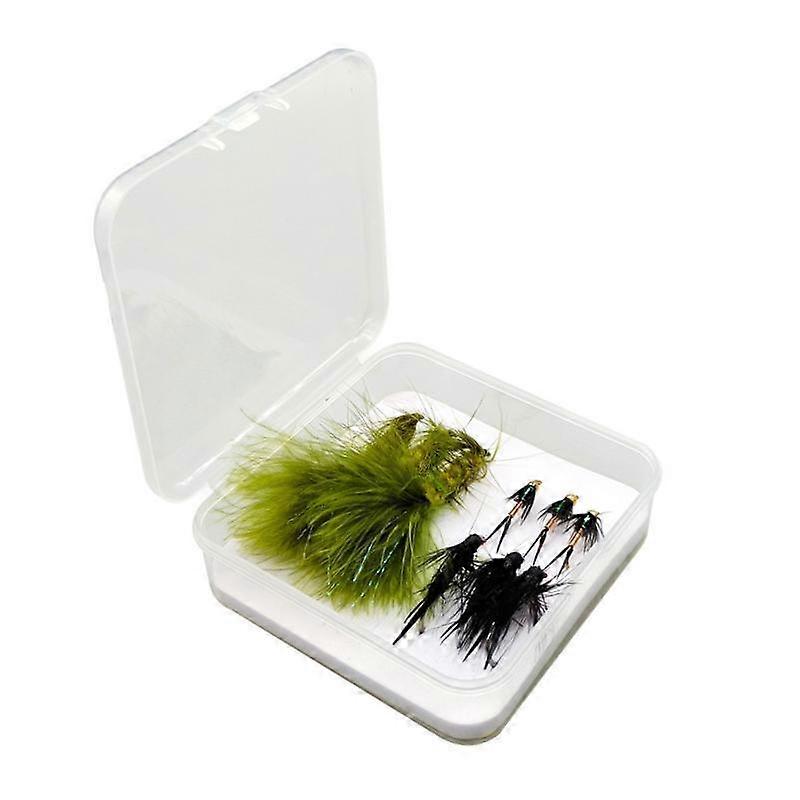 9Pcs Fliegenfischen Köder Forelle Köder Werkzeuge Fliegenköder für Zander, Mondfisch, Barsch