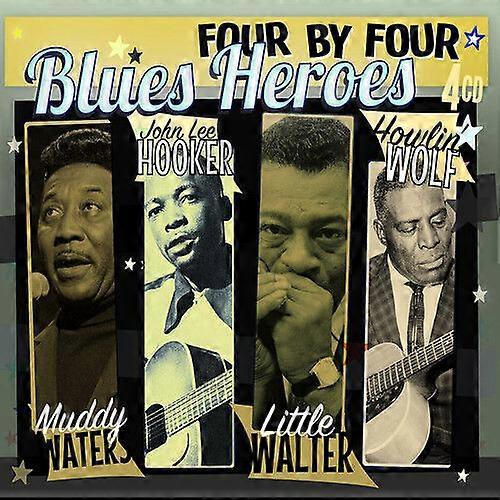 Various Artists : Blues Heroes CD 4 discs (2016)