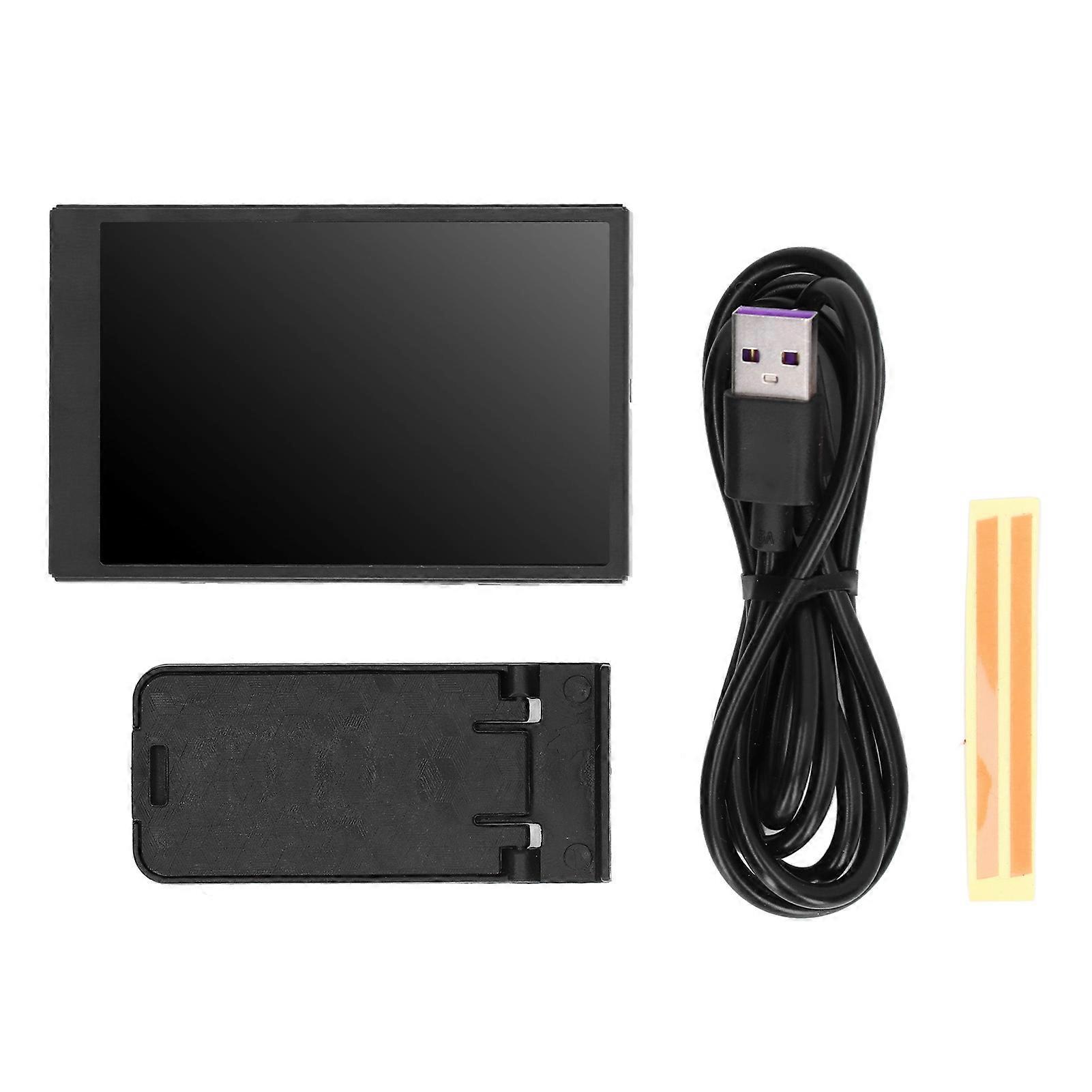 Computermonitor 3,5 Zoll IPS Typ C Sekundärer Bildschirm CPU GPU RAM HDD Überwachung für Mini ITX Gehäuse