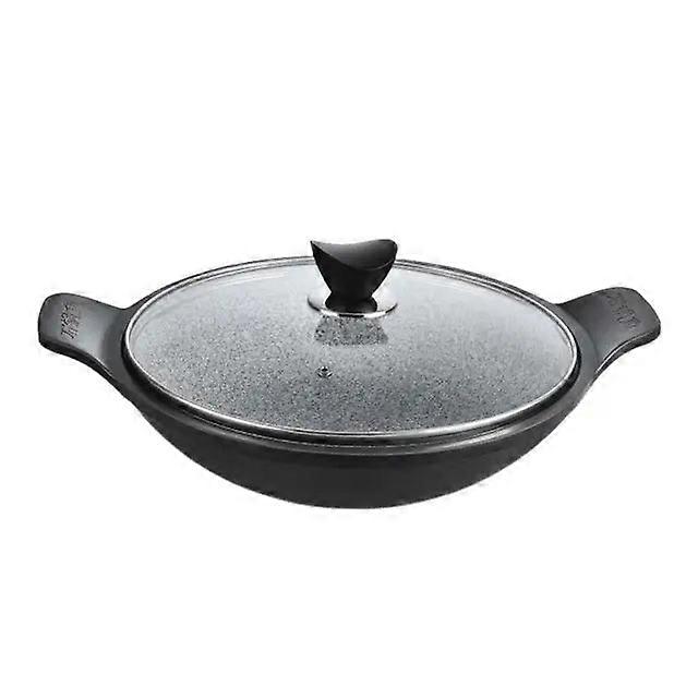Korean Pot With Glass Lid - Reusable For Bibimbap & Soup, Cookware