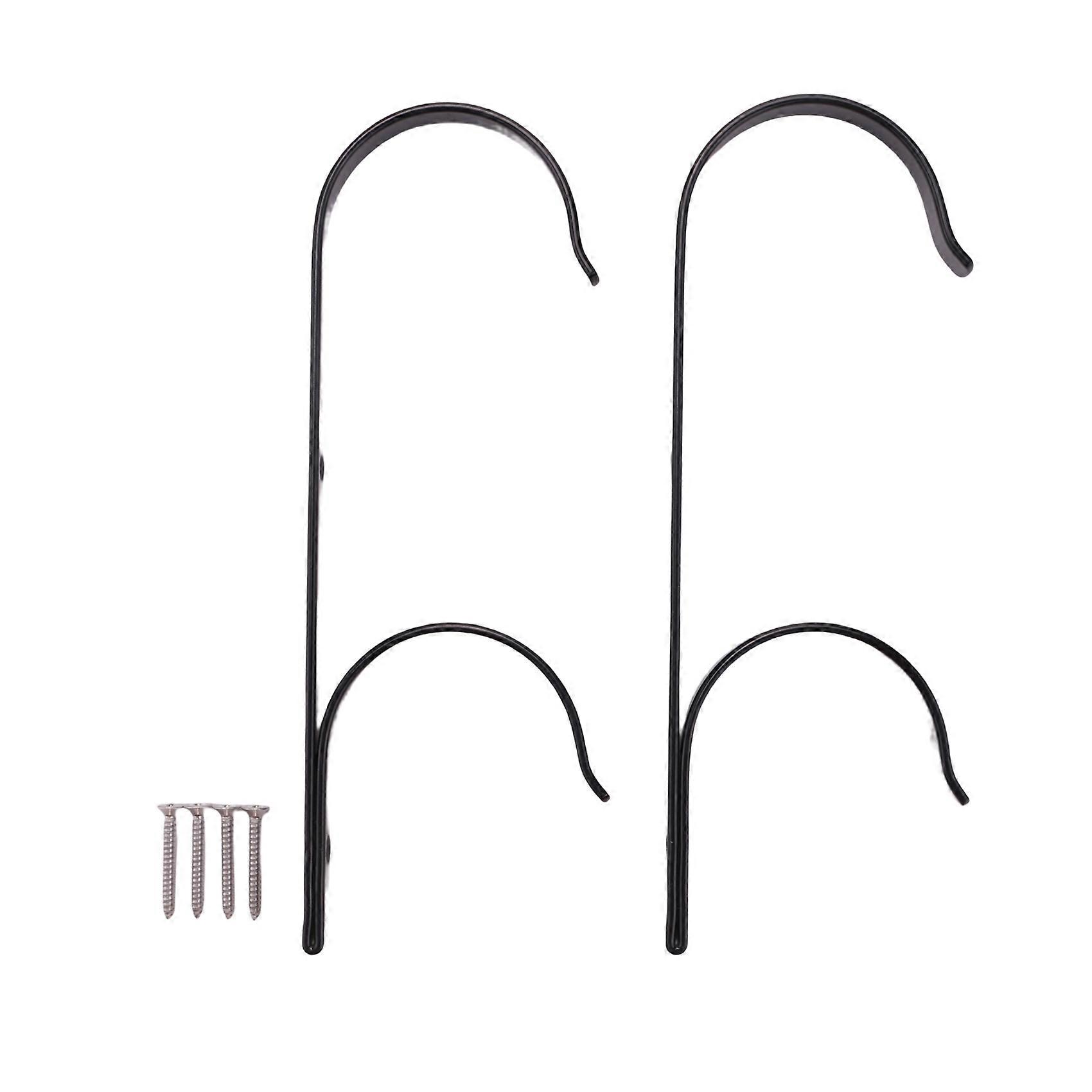 Pool Pole Hanger 2Pcs Aluminium Holder Set,for Telescopic Poles,Skimmers,Leaf Rake,Vacuum Hose,Swim