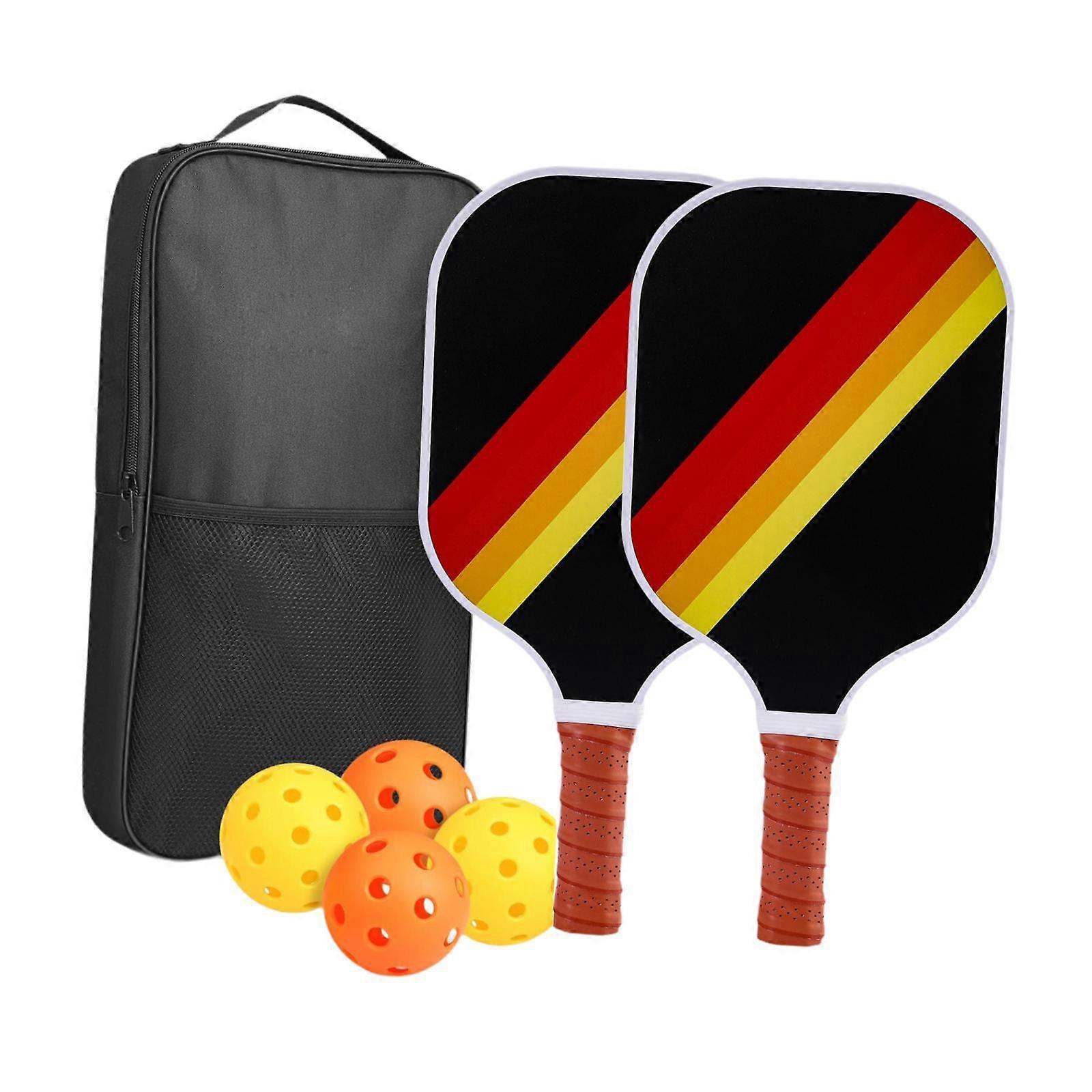 Pickleball Paddles Set of 2 Grip Professional Comfortable Pickleball Rackets Style A
