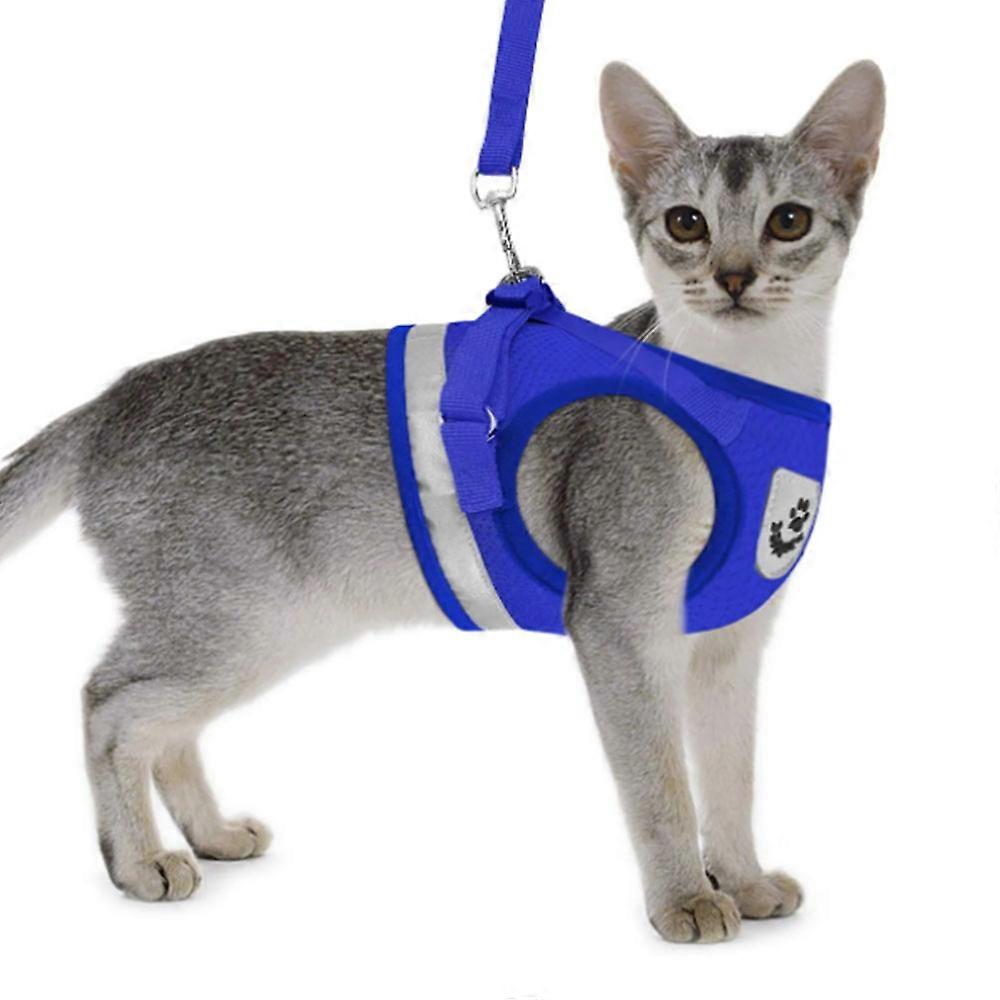 Pet traction bryststropp vest reflekterende pustende mesh