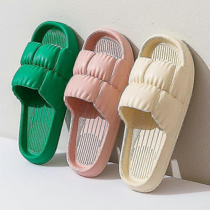 Summer Sliders For Women Soft Thick Soled Eva Home Non-slip Slippers